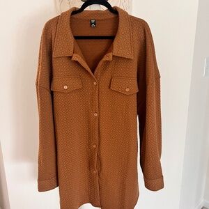 Shein curve shacket jacket